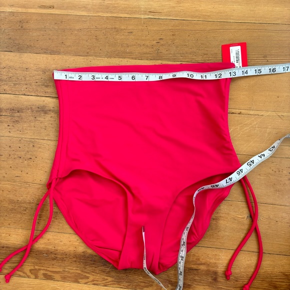 Spanx 50126R Women's Sz M Hibiscus Pink Adjustable High-Rise Swim Brief Bottoms - Picture 8 of 8